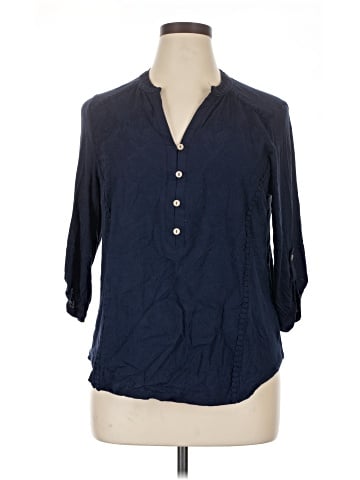 Democracy 3/4 Sleeve Blouse (view 1)