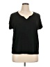 Jaclyn Smith Black Short Sleeve Top Size XL - photo 1