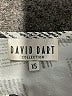 David Dart 100% Cupro Print Silver 3/4 Sleeve Blouse Size XS - photo 7