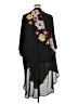 Torrid 100% Polyester Black Kimono Size 4X Plus (4) - photo 2