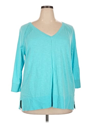 Talbots 3/4 Sleeve Top (view 1)