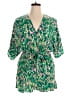 Unbranded 100% Rayon Tropical Green Romper Size XL - photo 1
