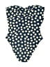 J.Crew Polka Dots Blue One Piece Swimsuit Size 12 - photo 2