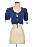 Moa Moa Blue Short Sleeve Top Size S - photo 1
