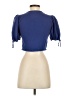 Moa Moa Blue Short Sleeve Top Size S - photo 2