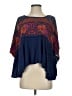 Free People Blue Poncho Size XS - photo 1