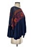 Free People Blue Poncho Size XS - photo 4