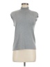 Coldwater Creek Silver Silk Pullover Sweater Size M - photo 1
