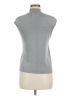 Coldwater Creek Silver Silk Pullover Sweater Size M - photo 2