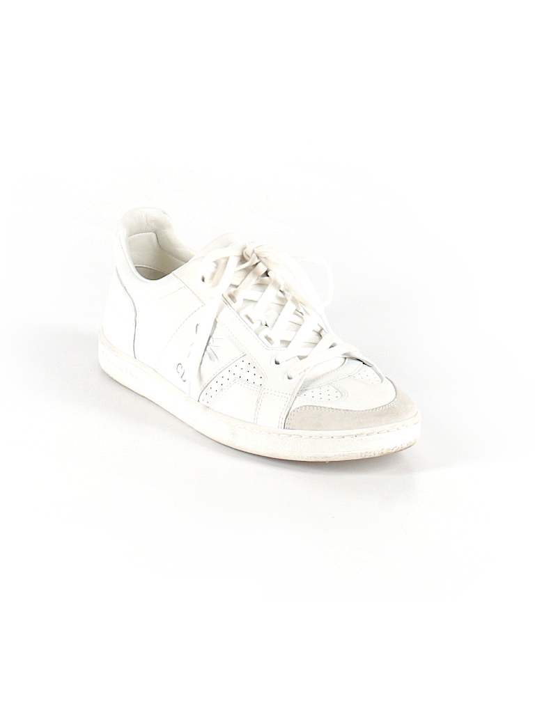 Christian Dior Solid White Sneakers Size 37 (EU) - 71% off | thredUP