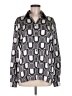 Escada Print Silver Long Sleeve Blouse Size EU 40 / US 10 - photo 1