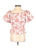 Francesca's Pink Short Sleeve Blouse Size XS - photo 2