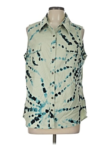 Lularoe Sleeveless Button-Down Shirt (view 1)