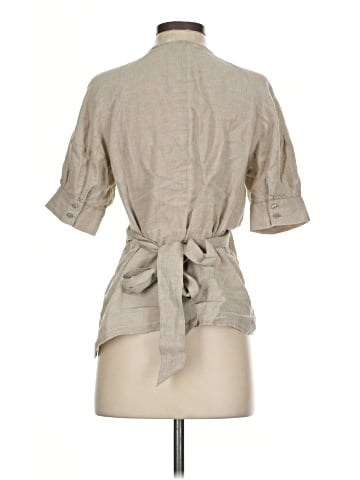 Club Monaco Short Sleeve Blouse (view 2)