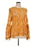 Eri + Ali Orange Long Sleeve Blouse Size XL - photo 1