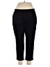 St. John Caviar Solid Black Active Pants Size XL - photo 1