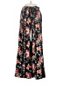 A'gaci Floral Black Casual Pants Size M - photo 1