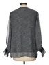 1.State 100% Polyester Gray Long Sleeve Blouse Size L - photo 2