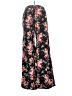 A'gaci Floral Black Casual Pants Size M - photo 2