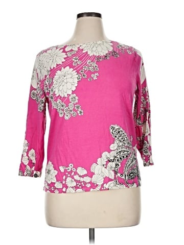 Talbots 3/4 Sleeve T-Shirt (view 1)
