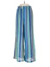 New Look Stripes Blue Casual Pants Size 4 - photo 1