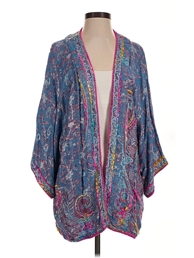 Pre-owned Avani Del Amour Cardigan Sweater In Blue