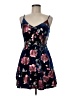Speechless Floral Blue Cocktail Dress Size 7 - photo 1