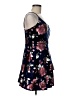 Speechless Floral Blue Cocktail Dress Size 7 - photo 4