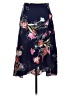 Apt. 9 100% Polyester Floral Blue Casual Skirt Size S - photo 1