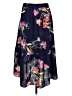 Apt. 9 100% Polyester Floral Blue Casual Skirt Size S - photo 2