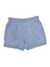 Talbots 100% Cotton Solid Blue Shorts Size M (petite) - photo 1