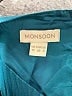 Monsoon 100% Polyester Color Block Teal Cocktail Dress Size 6 - photo 7