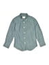 Crewcuts 100% Cotton Chevron-herringbone Blue Long Sleeve Button-Down Shirt Size 6 - 7 - photo 1