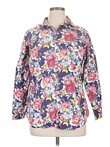 Lands' End 3/4 Sleeve Blouse (view 1)