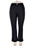 Lands' End Solid Black Active Pants Size XXL - photo 1