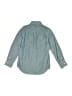 Crewcuts 100% Cotton Chevron-herringbone Blue Long Sleeve Button-Down Shirt Size 6 - 7 - photo 2