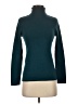 Chico's Color Block Teal Turtleneck Sweater Size S - photo 1