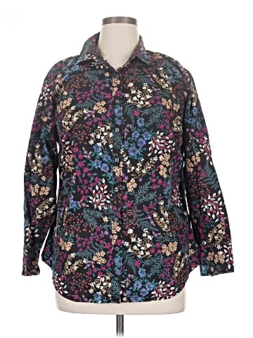 Lands' End Long Sleeve Button-Down Shirt (view 1)