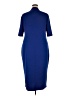 Unbranded Solid Blue Casual Dress Size 4X - photo 2