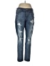 Express Jeans Hearts Blue Jeans Size 12 - photo 1