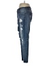 Express Jeans Hearts Blue Jeans Size 12 - photo 5