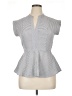 Monteau Gray Short Sleeve Blouse Size XL - photo 1