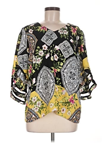 Melissa Paige 3/4 Sleeve Blouse (view 1)
