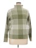 Max Studio Plaid Green Turtleneck Sweater Size XL - photo 1