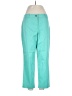 Talbots Solid Teal Casual Pants Size 8 - photo 1