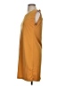 Sigrid Olsen Solid Yellow Casual Dress Size S - photo 5