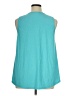 Reba 100% Polyester Teal Sleeveless Blouse Size XL - photo 2