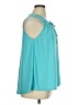 Reba 100% Polyester Teal Sleeveless Blouse Size XL - photo 4