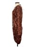 retrofête 100% Polyester Metallic Brown Cocktail Dress Size XS - photo 5