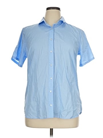 Lands' End Short Sleeve Blouse (view 1)